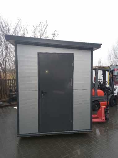 Magazyn Energi  Kontener sanitarny WC pawilon toaleta 1,5 m x 1,5 m
