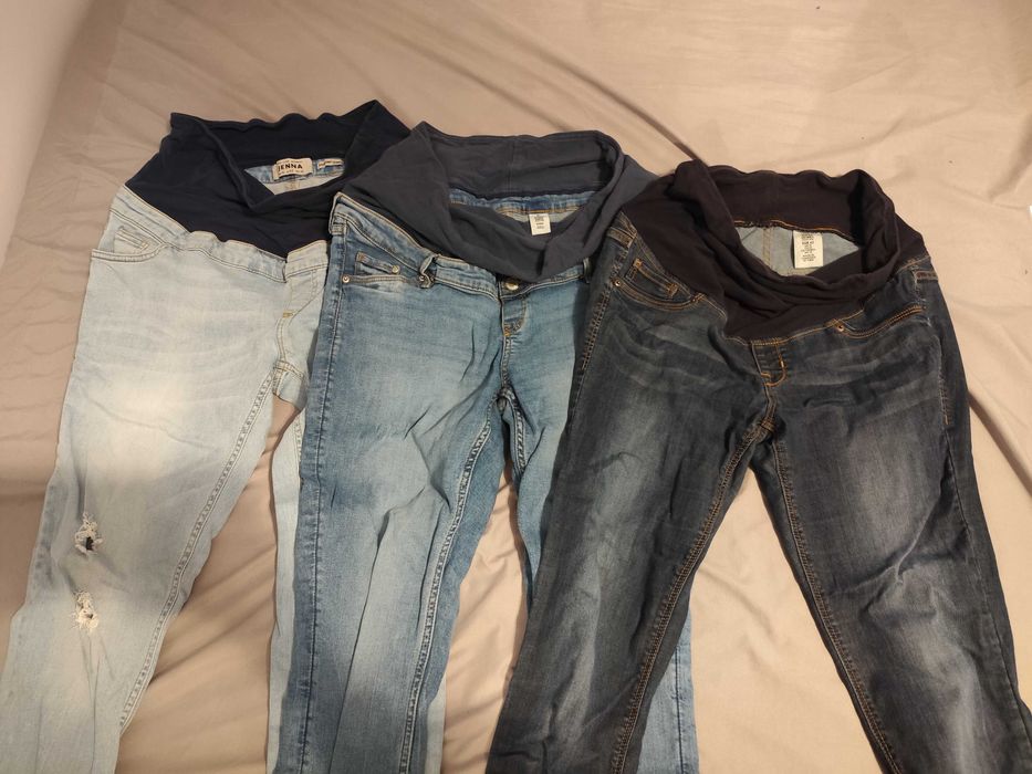 paczka firmowych ubrań ciążowych HM, new look r. 40-44