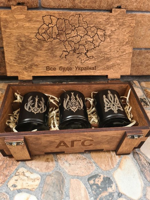 Комплект чарок-гільз 3шт