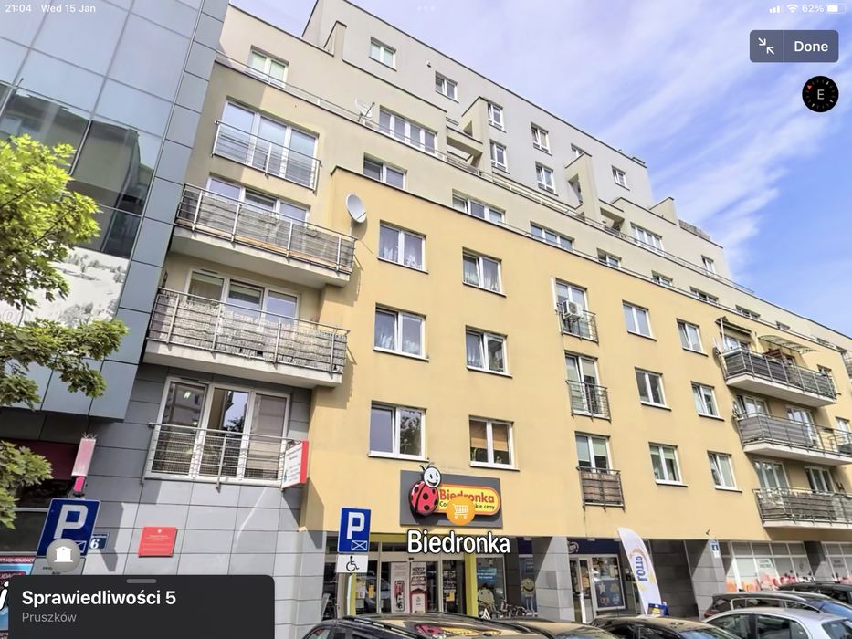 Centrum Pruszkowa, 3 pok, 2 łazienki, 74m, garaż, Sprawiedliwości