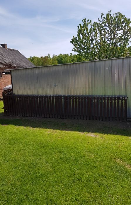 Poręcz / balustrada / barierka balkonowa z demontażu 4,85m dlug