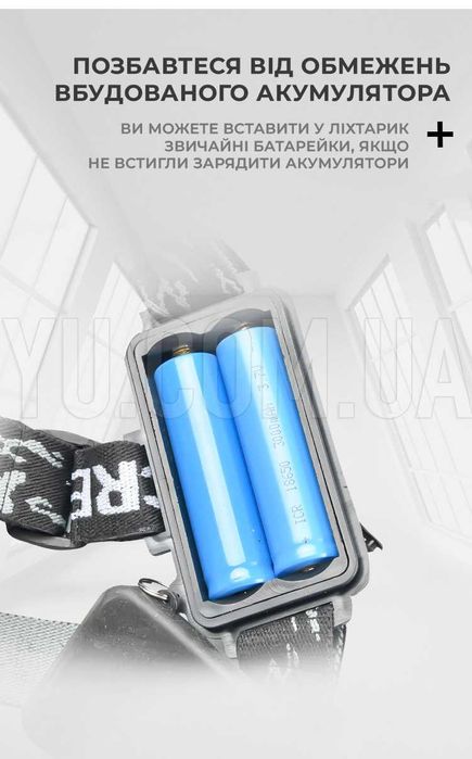 САМЫЙ МОЩНЫЙ Налобный фонарь Bailong BL-2188b-T6 50000W / НОВЫЙ!