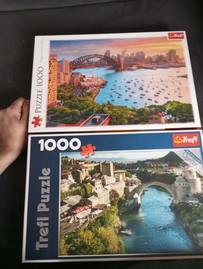 2 szt Puzzle 1000 trefl