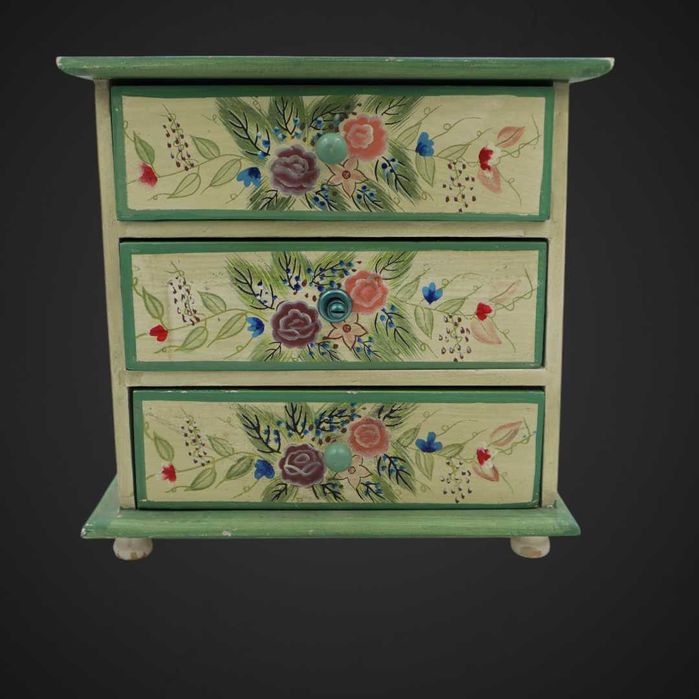 Mini szafka drewniana 3 szufladki b41/111782