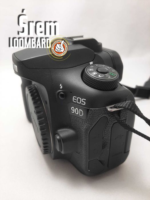 Lustrzanka Canon EOS 90D Komplet + Druga Bateria