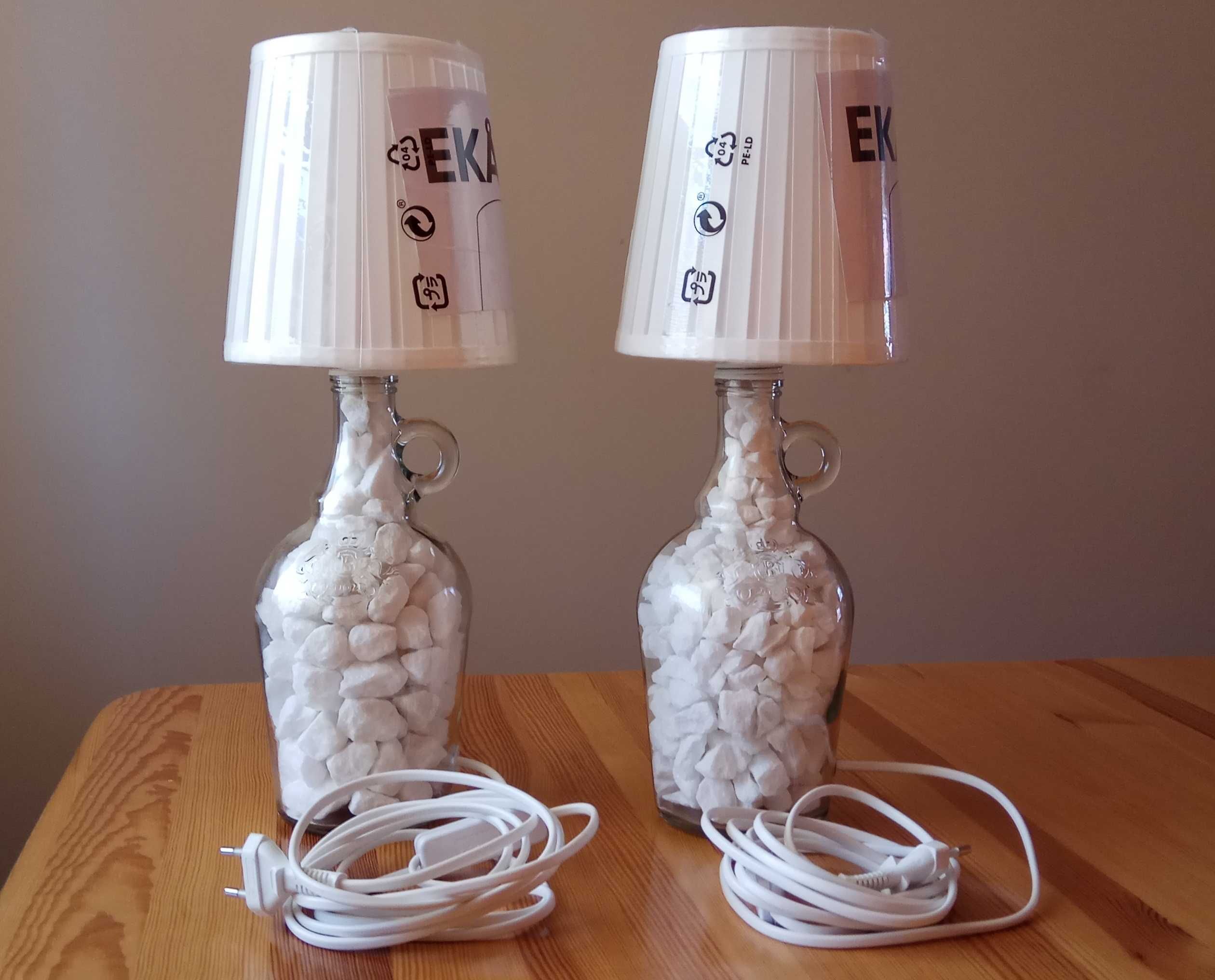 Lampka nocna. Lampka z butelki.