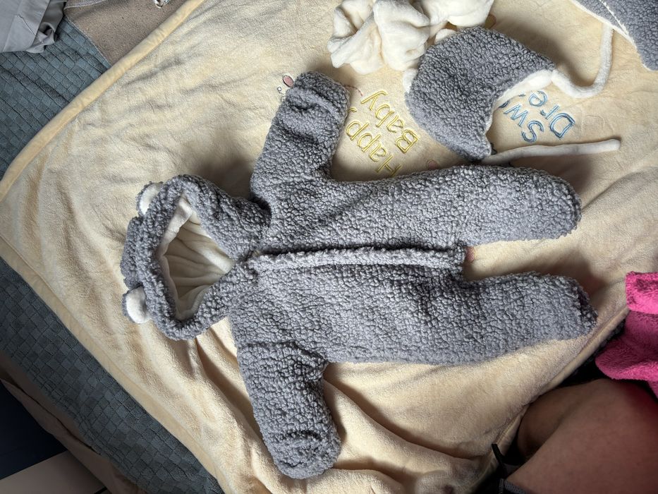 Зимовий комбінезон, Тедді, від народження до 4-ох місяців