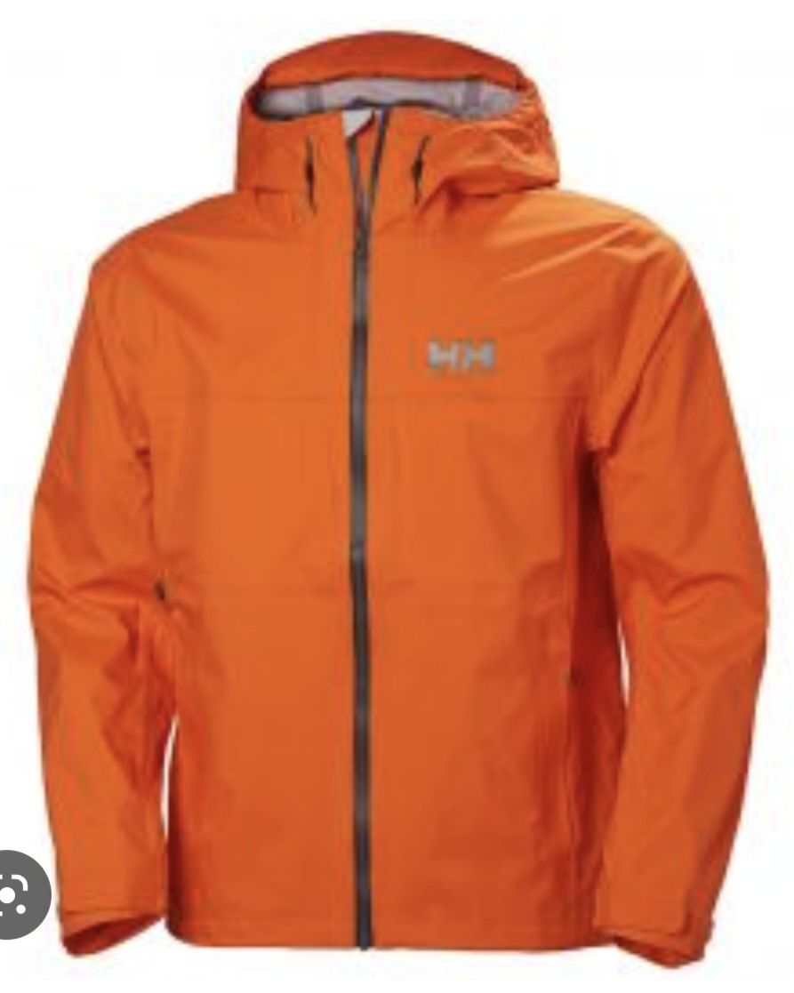 Piękna kurtka Helly Hansen  pomarancz L super
