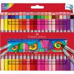 Flamastry dwustronne 40 kolorów FABER CASTELL Faber Castell blister,