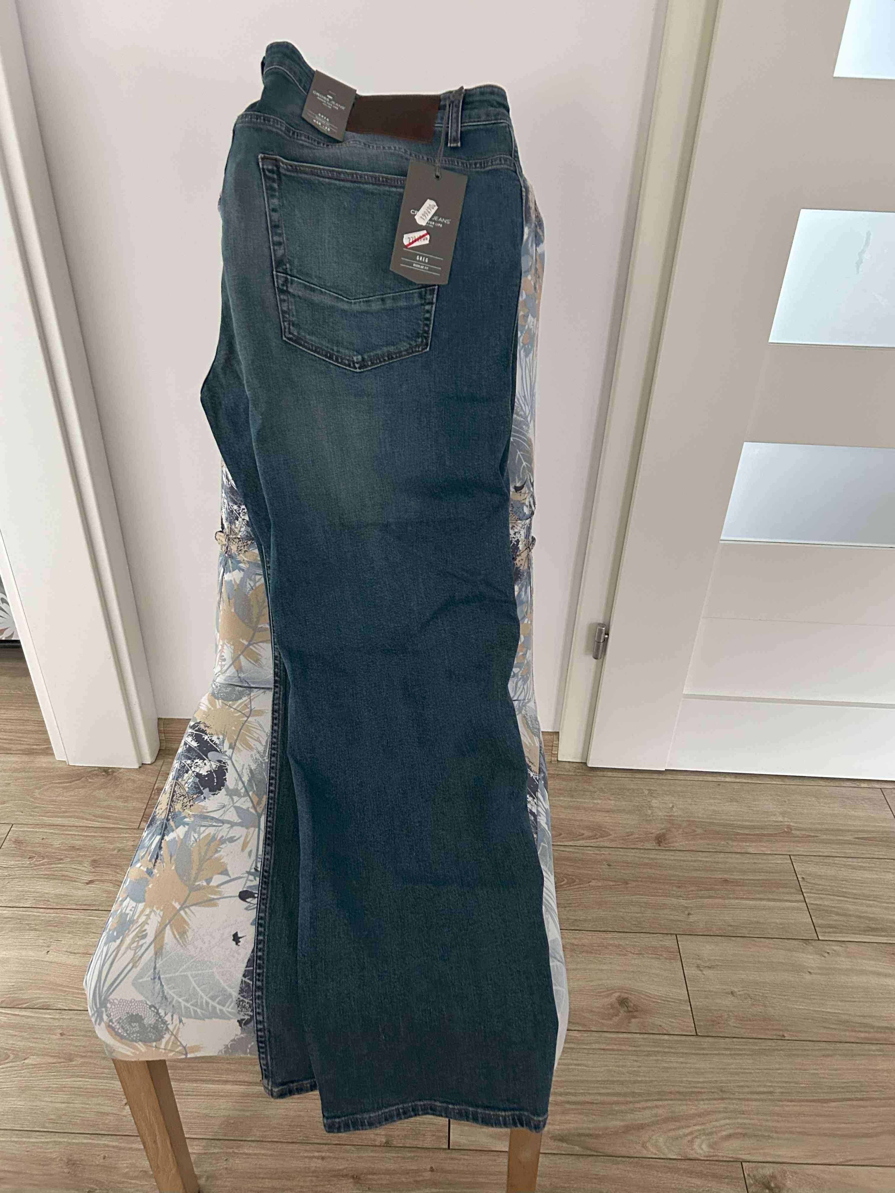 Spodnie męskie jeansowe proste Cross Jeans Regular FIt GREG W40 L30