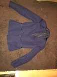 blazer azul zara tamanho s