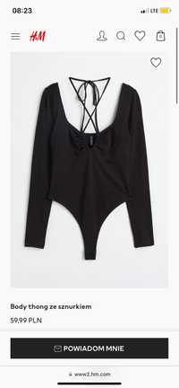 Body thong ze sznurkiem H&M