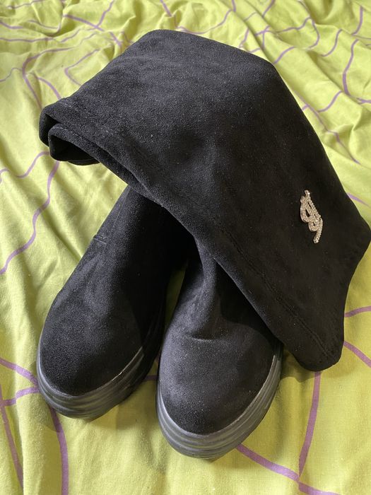 Ботфорти жіночі утеплені. 39 розмір