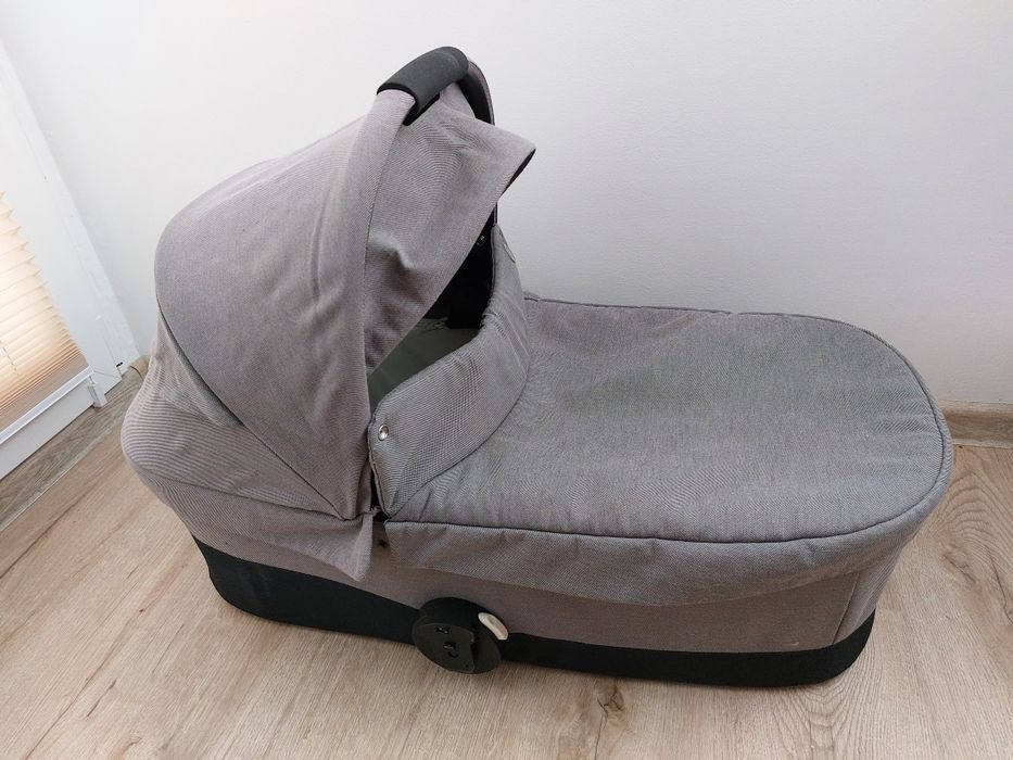 Gondola Cybes COT S Soho Grey+ folia przeciwdeszczowa