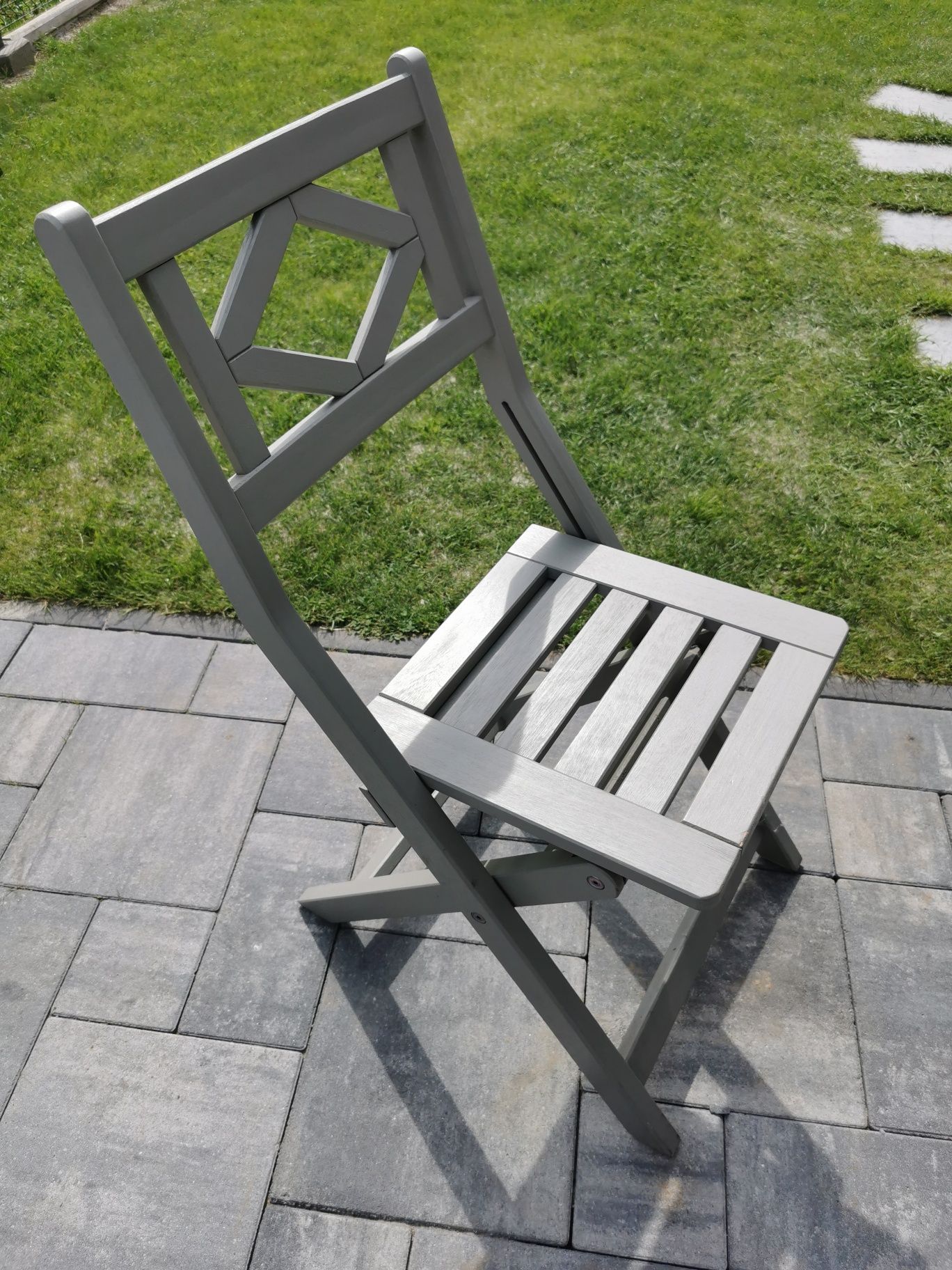 Krzesło ogrodowe IKEA Bondholmen nowe nieużywane drewno akacjowe