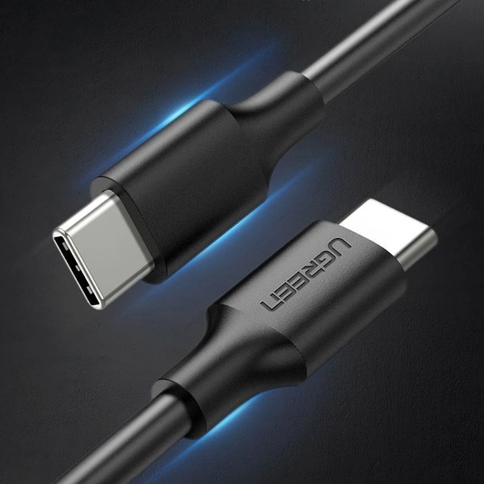 Ugreen kabel USB Typ C do ładowania i transferu danych 3A 1,5m czarny