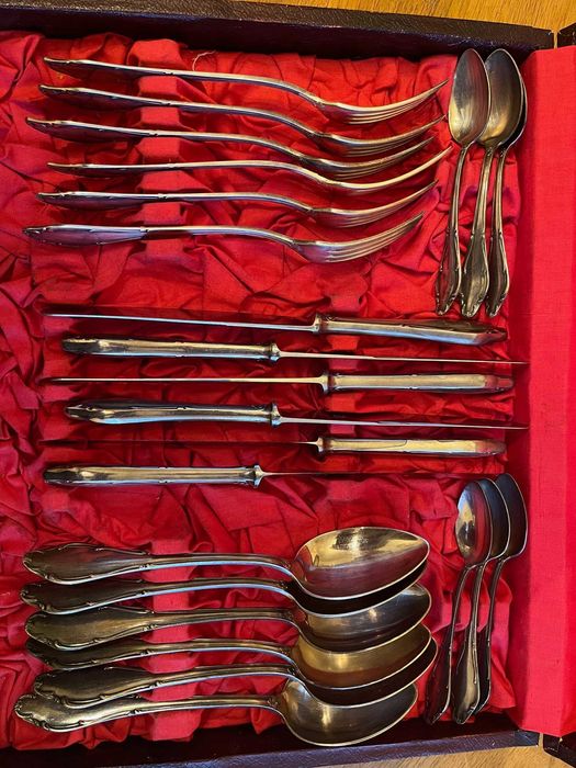 Sztućce Wellner posrebrzane