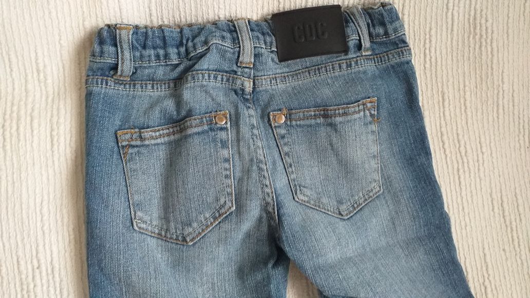 Spodnie jeansy dziewczęce r. 116
