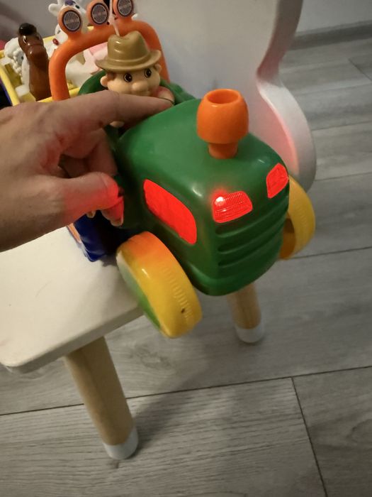 дитяча іграшка трактор, інтерактивний трактор з прицепом