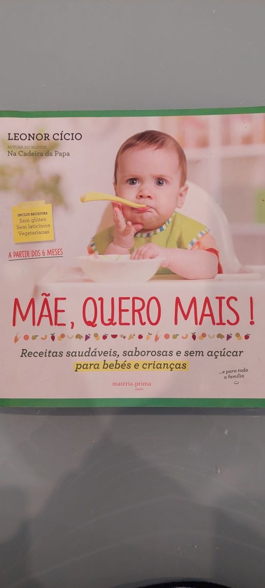 Livro de receitas para bebés e crianças