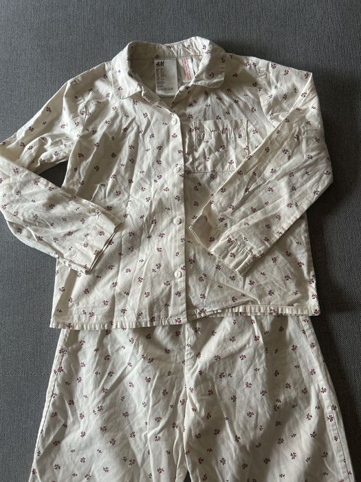 Piżama długi rękaw  H&M 122