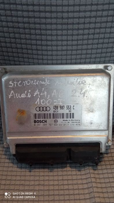 Sterownik komputer sinika Audi A4, A6 2,4 BOSCH 4BO.907.552 C