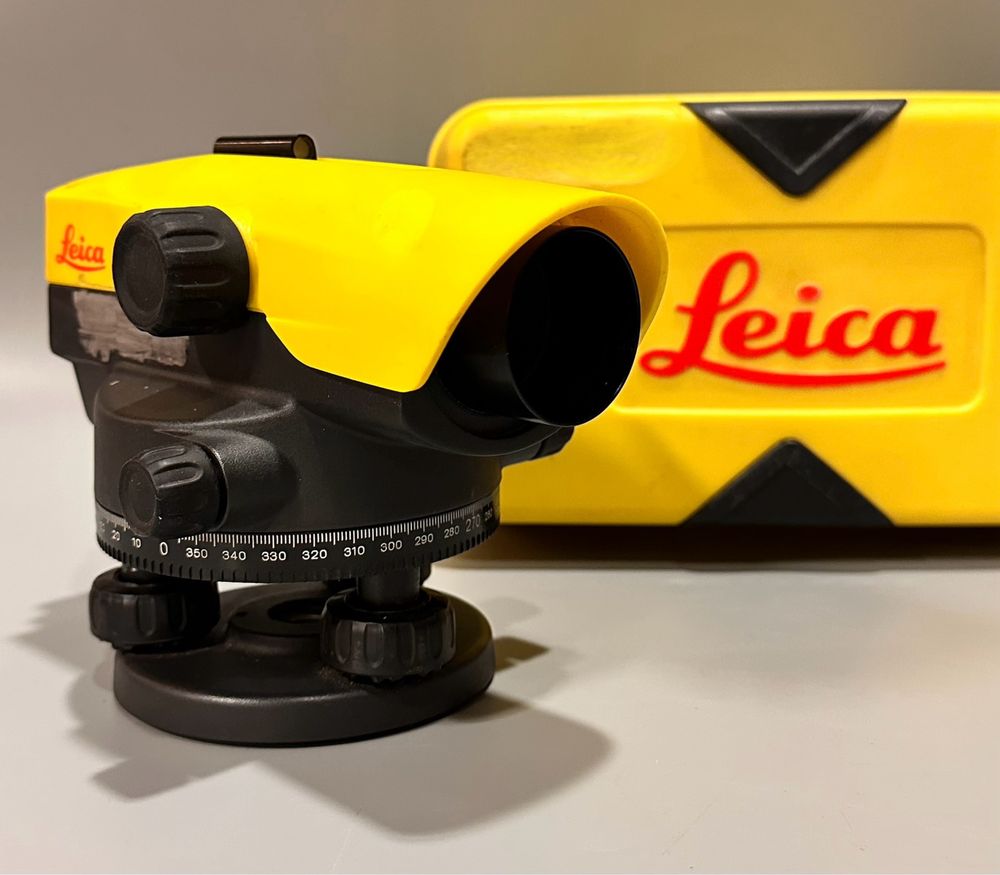 Niwelator optyczny Leica NA524 100 m komplet Polecam