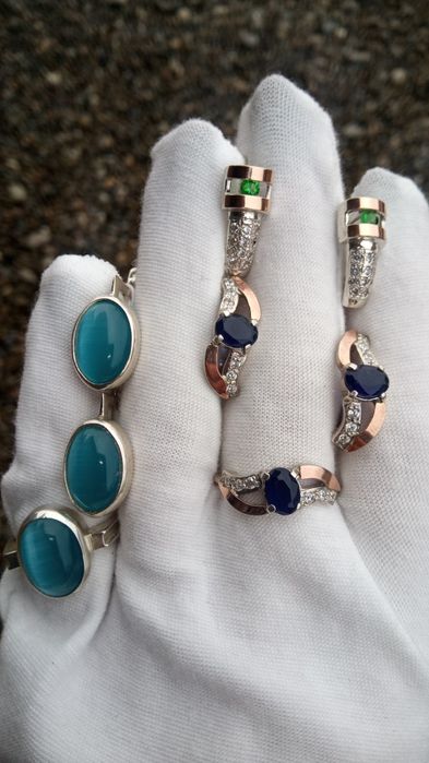 Срібні сережки, ланцюжки, браслети. 925