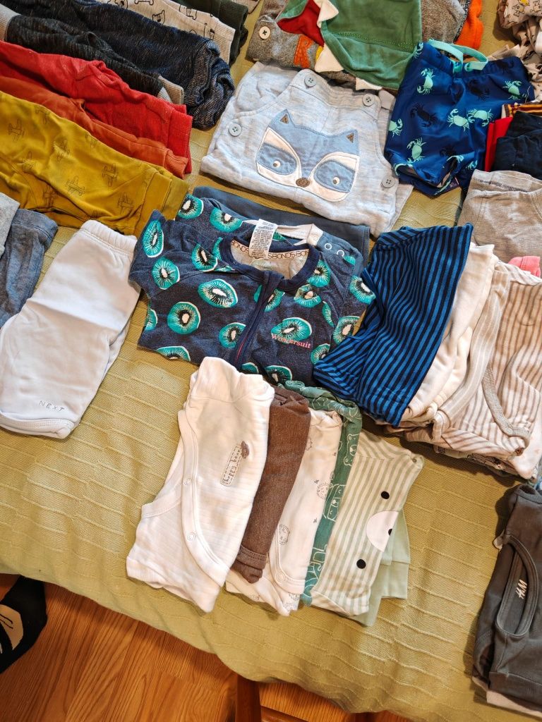 Zestaw ubranek dziecięcych Next, H&M itp.
