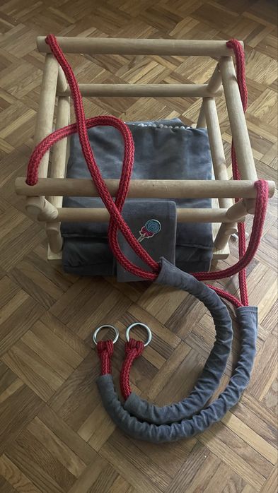 Huśtawka Drewniana dla dzieci