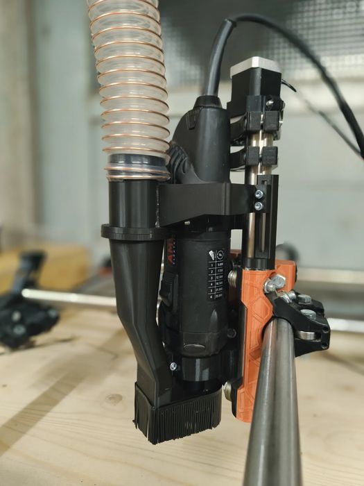 Sistema de Aspiração de Poeiras Independente para CNC (Sem Perda X/Y)