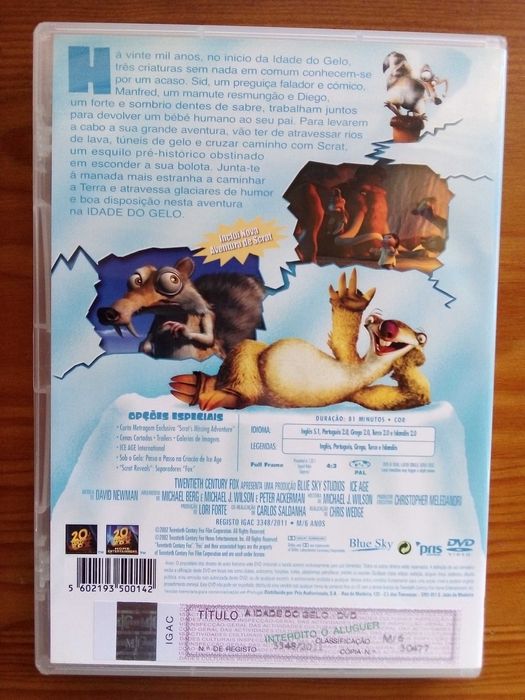 Idade do Gelo (animação) inclui Aventura de Scrat