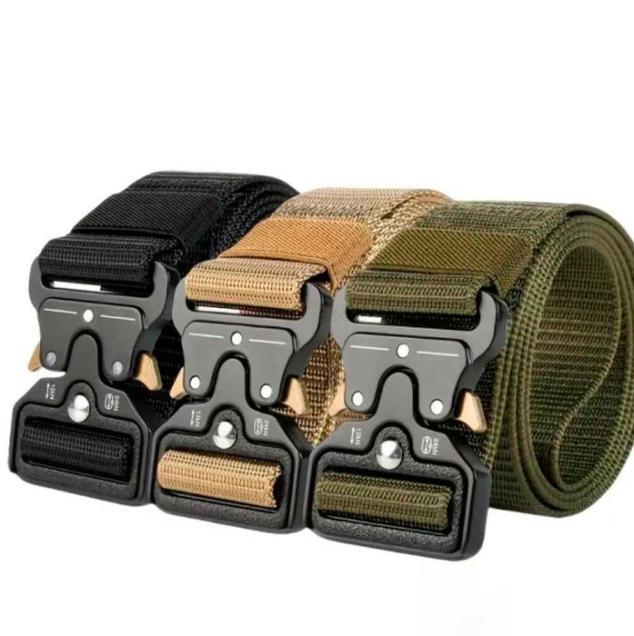 Ремень тактический, туристический (Cobra). Цвет: Чёрный, койот, олива.