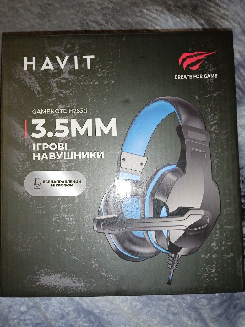 Навушники Havit 3.5 мм