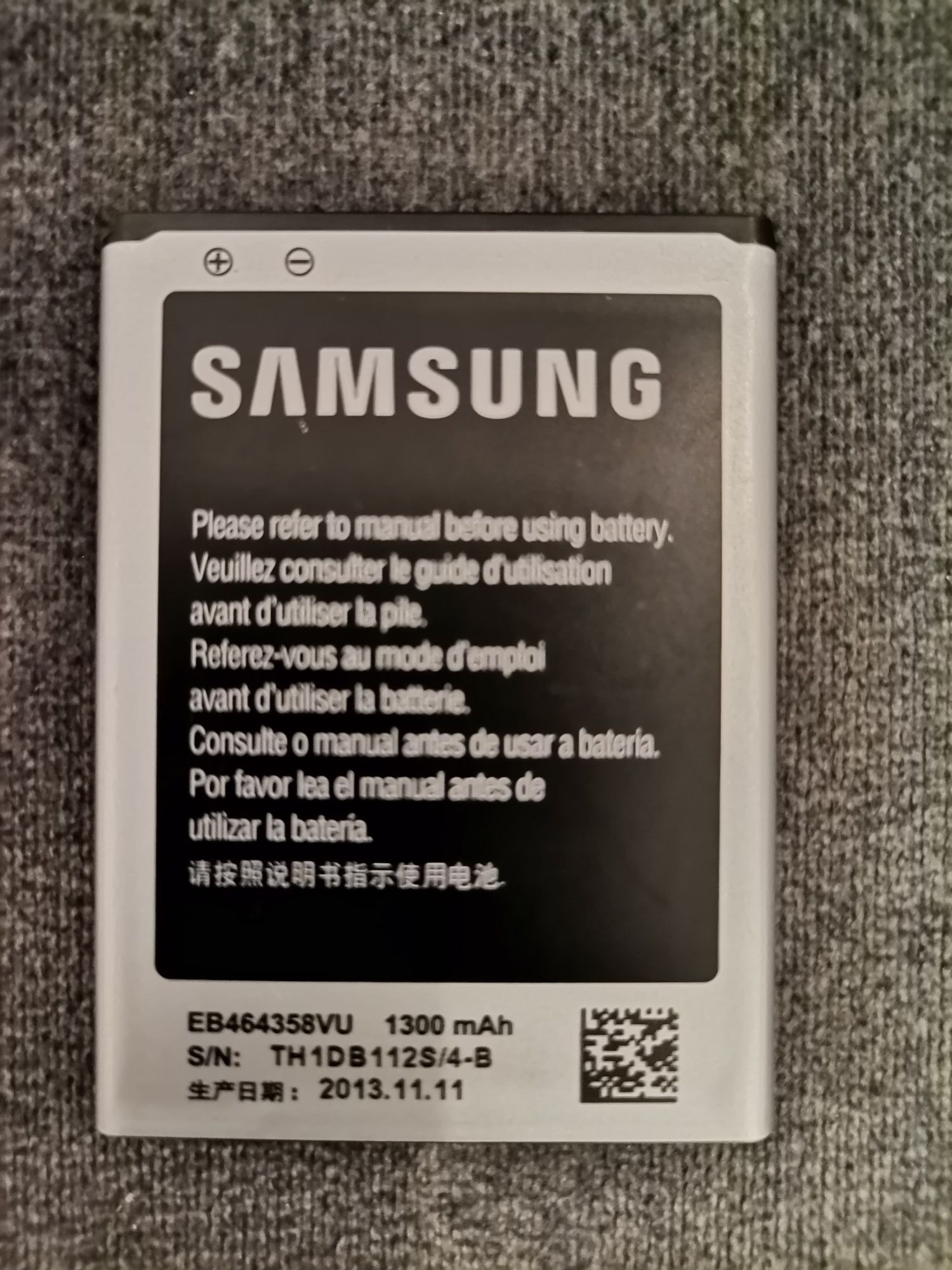 Bateria Samsung a funcionar