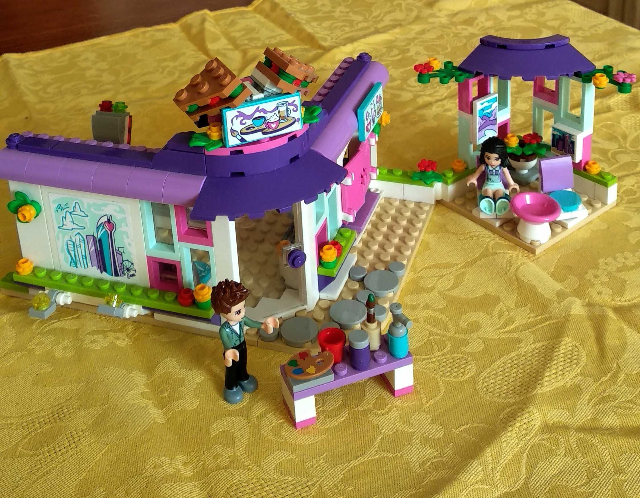 Klocki LEGO Friends 41336- Artystyczna kawiarnia Emmy +pudełko 378 szt