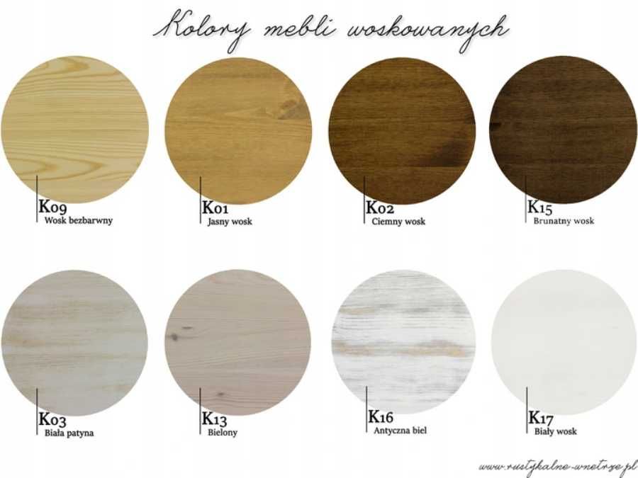 Biała komoda z szufladami w stylu shabby chic do sypialni