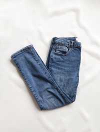 Spodnie jeansowe z wysokim stanem xl