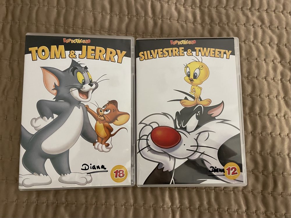DVDs infantis Tom & Jerry