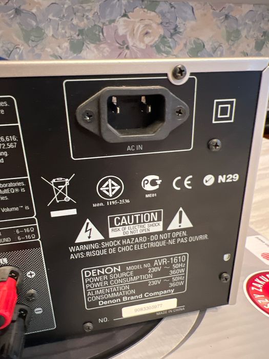 Denon av surround reciver avr-1610
