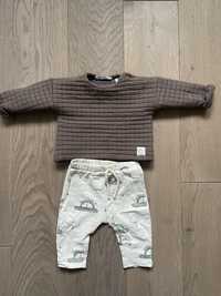 Zara bluza i legginsy/spodnie 62 cm 1-3 miesiace