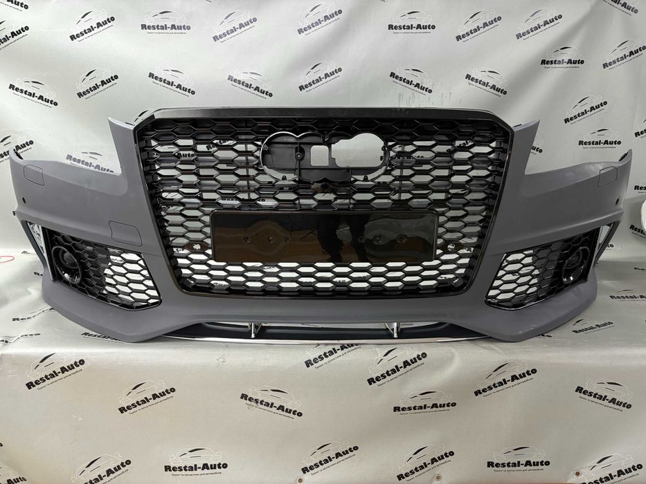 Передній бампер на Audi A8 D4 2010-2014 року | в стилі RS