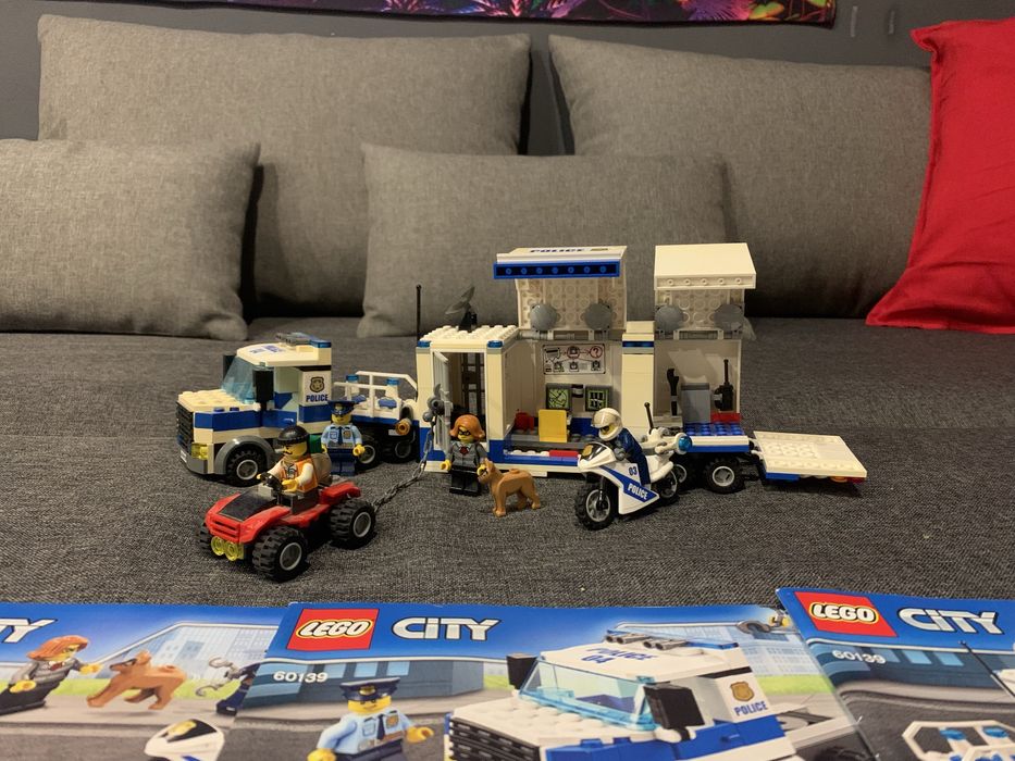 Lego city centrum dowodzenia tir 60149