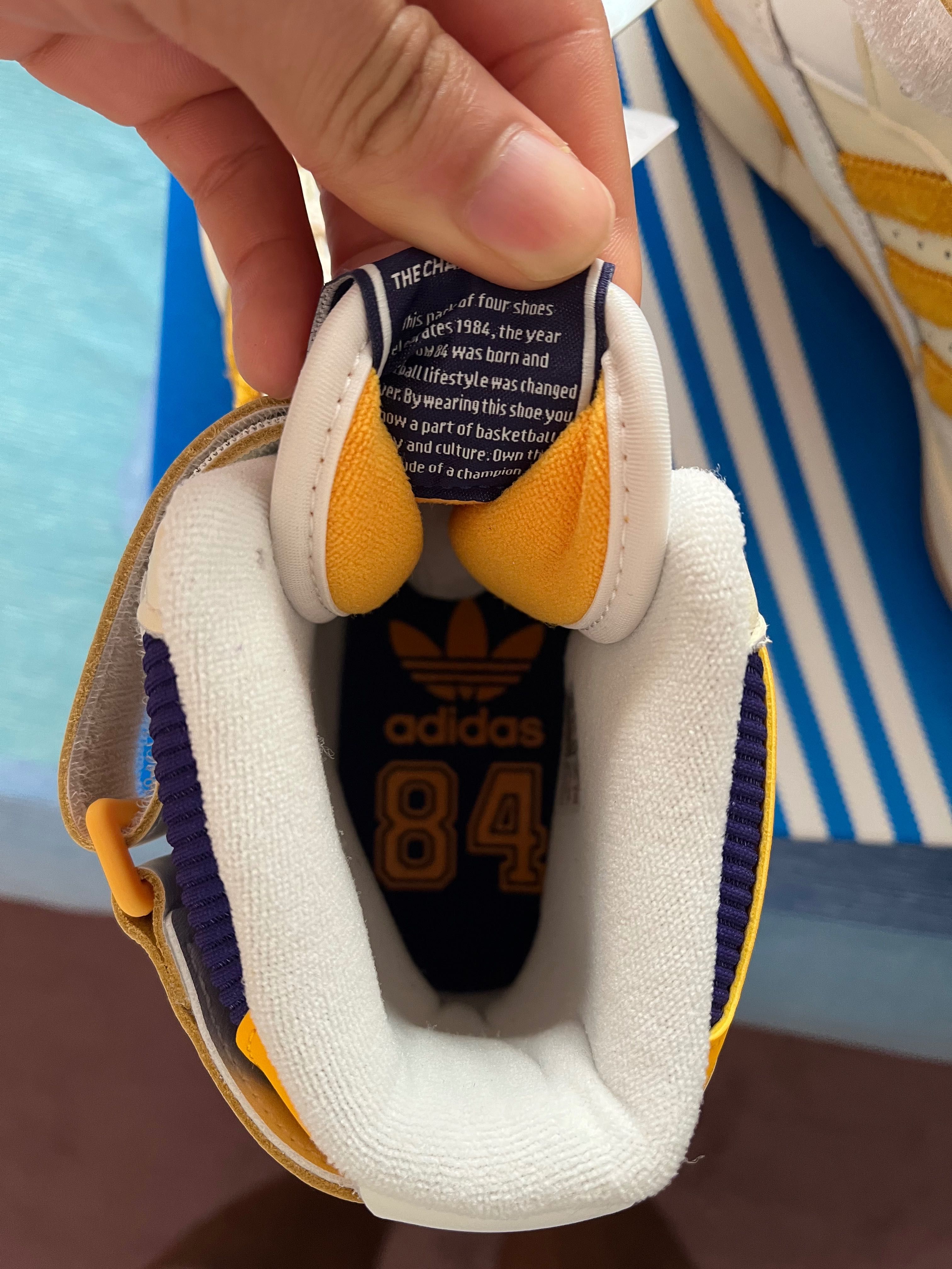 Adidas forum high 84 lakers