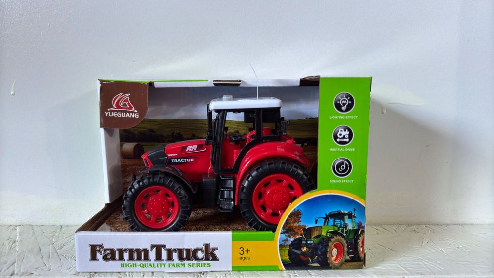 Трактор музичний інерційний дитячий транспорт машинка