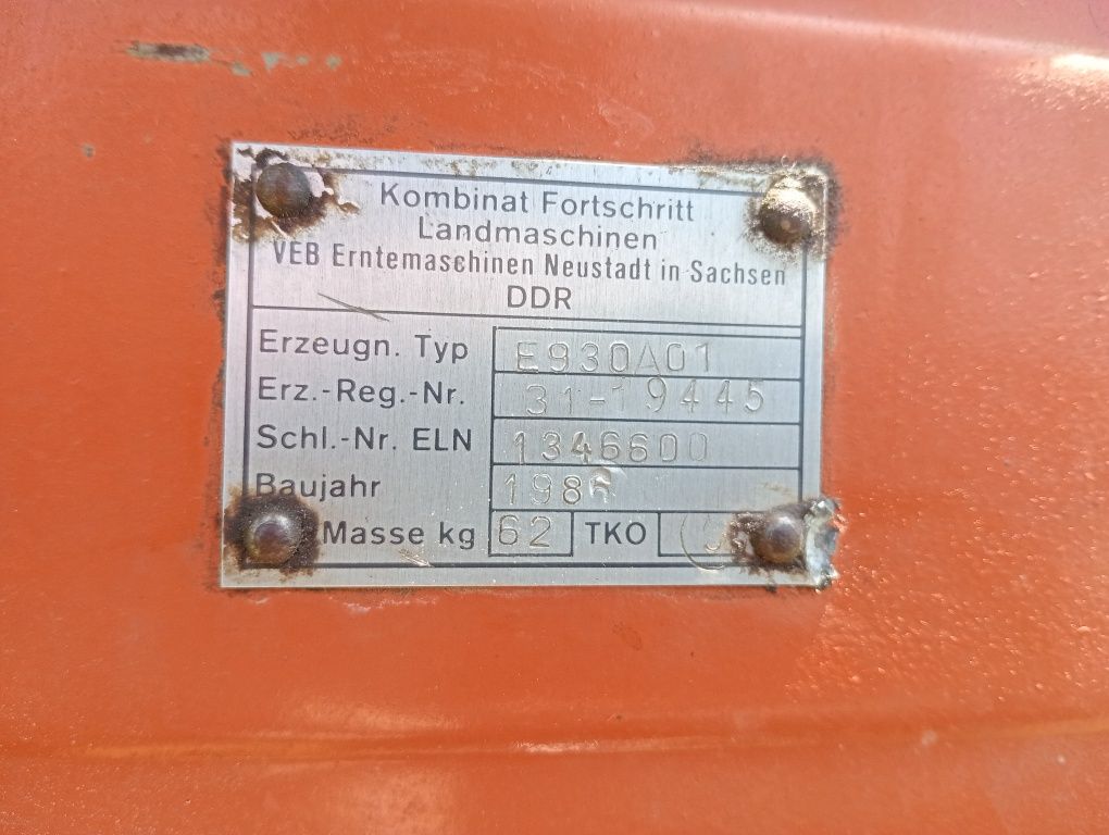 Traktorek Fortschritt E 930 silnik Simson