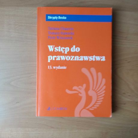 Wstęp do prawoznawstwa - Skrypty Becka