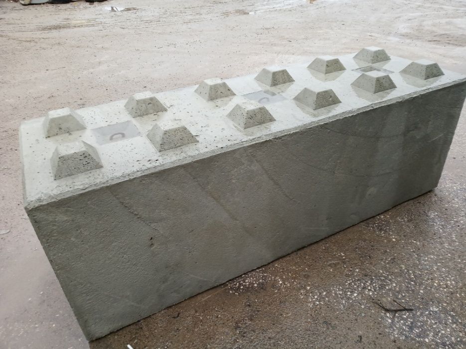 Blok betonowy typ lego mur oporowy klocek betonowy 180x60x60 Producent