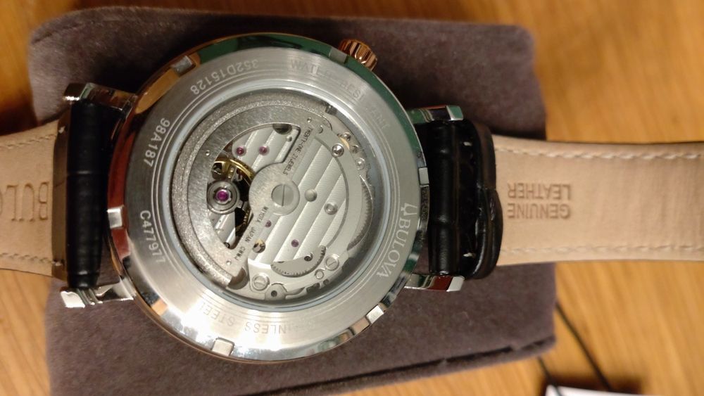 Zegarek automatyczny mechaniczny bulova 98A187