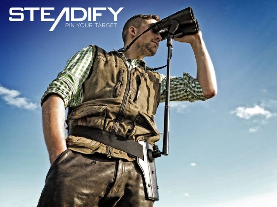 STEADIFY niemiecki pastorał myśliwski biodrowy na pas monopod podpórka